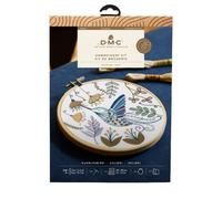 Kit point de croix - Canevas - DMC - Colibri - Toile, fils, aiguilles, tambour