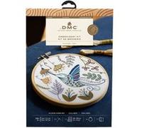 Kit point de croix - Canevas - DMC - Colibri - Toile, fils, aiguilles, tambour
