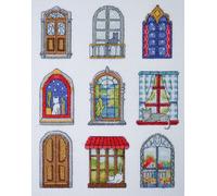 Kit Point De Croix Compté "9 Petits Contes Douillets" 18x24cm. Fabriqué En Ukraine.