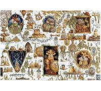 Kit Point De Croix Compté Andriana "Bêtes Magiques" 43x30 Cm