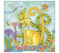 Kit Point De Croix Compté Andriana "Marquise Bien-Aimée" 24x24 Cm