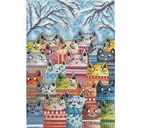 Kit Point De Croix Compté Andriana "Voix Du Printemps" 15x21 Cm