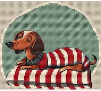 Kit Point De Croix Compté Collection D`Art "Peut-Être Que Ce N'est Pas Un Rêve" 16.5x14.5 Cm