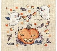 Kit point de croix compté Letistitch "Boo To You", 15x14cm