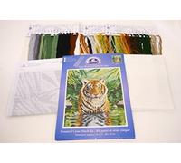 Kit Point De Croix Le Bain Du Tigre