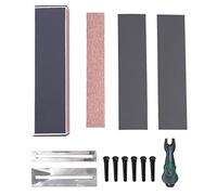 Kit Polissage Guitare, Outils Fret Gasket, Épingle Pont et Pince Extractrice, Feuille à Poncer, Lime de Nivellement Métallique - Accessoires Durables, Polyvalents pour Guitare