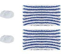 Polti Vaporetto PAEU0357 kit de 2 serpillières et 2 bonnettes compatibles avec Polti Vaporetto 3 Clean