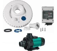 Kit pompe 44m3/h + facade + coffret électrique pour nage à contre courant ncr2 wiper3 300 triphasé