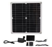 Kit Pompe à Eau Solaire 22W DC12V, Panneau Solaire 100W, Installation avec Boîte Batterie - Économie d'Énergie, Contrôle Intelligent, Pompe Durable pour Irrigation et Fontaine