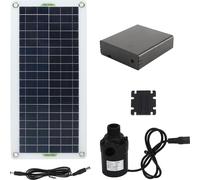 Kit pompe à eau solaire 30W silicium polycristallin 800 l par heure d'électricité pour camping-car -stockage sous serre camping