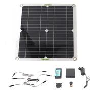 Kit pompe à eau solaire, 50 W, panneau solaire, 22 W, pompe de fontaine avec boîtier de batterie, minuterie, DC12V