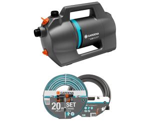 Kit pompe d'arrosage de surface 4100 Silent avec équipement d'aspiration - GARDENA - 9052-20
