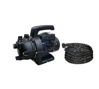 Kit pompe d'arrosage + kit d'aspiration - SPIDO - 5 m - 800 W - débit de 3,6 m³/h - Pression de 3,7 bars