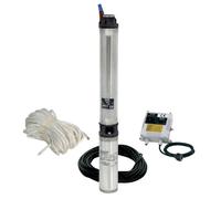 Kit pompe immergée 4"" prête à la pose DAB KIT S4 3/13 M 0,75 kW pour forage jusqu'à 4,2 m3/h monophasé 220V