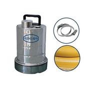 Pompe serpillère 0,25 kW inox 2 mm + tuyau refoulement + raccords RENSON 164034