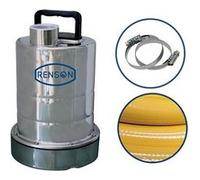 Pompe serpillère 0,25 kW inox 2 mm + tuyau refoulement + raccords RENSON 164034