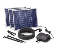 Kit pompe solaire cascade fontaine gros débit Premium 5000L-150W