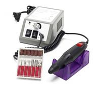 Kit Ponceuse électrique pour ongles Lime Prothésiste ongulaire 6 Embouts Manucure Pédicure Soins