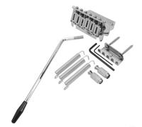Kit Pont Vibrato Métal avec Barre pour whammy Incluse Kit Pont | Épaisseur 13.2mm, stabilité maximale, métal pour robuste, idéal pour jeu intensif, finition argentée