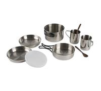Kit popote - Tatonka - Ensemble pique-nique - 9 pièces - Acier inoxydable - Empilable