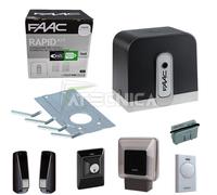 FAAC C721 RAPID KIT SAFE 800 kg 24 V 105083 Automatisation pour portail coulissant