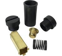 Kit porte-brosse avec 2 capuchons noirs 4162546-2B. Compatible avec les mélangeurs Kitchenaid 4,5 QT et 5QT. Pièces de rechange OEM d'origine