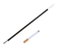 Kit Porte Cigarette Femme Avec Fausse Cigarette I Charleston Cabaret Cruella I Fume Noir 30 cm Plastique I Déguisement Accessoire Années 20 I Carnaval Halloween