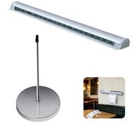 Kit Porte Commande Restaurant + Pique Note (Lot de 2 Pièces), Rail de Billetterie Mural Aluminium 30cm (Nano-Adhésif) et Pic à Ticket Inox avec Embout Sécurité pour Cuisine et Bar