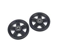 Kit Porte Coulissante, 2pcs coulissant porte à granges de porte à rouleaux rouleaux de porte poulie rouleau suspendu kit à rouleaux de rail for armoire fenêtre américaine porte coulissante, Quincaill