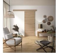 Kit Porte Coulissante - OPTIMUM - BARBADE2 - H 204 x 83 x 3,6 cm, MDF, Haute qualité, Installation facile