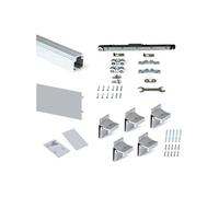 Emuca - Kit porte coulissante suspendue en bois avec fermeture amortie Railway G
