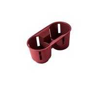 kit porte-gobelet auto Porte-gobelet Voiture Console Centrale Insert Bouteille Antidérapant Compatible Avec Pour Cayenne 2018 2019 2020 2021 2022 2023 2024(Red)