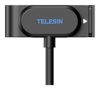 Kit porte magnétique Telesin + câble d'alimentation pour GoPro 13/12/11/10/9