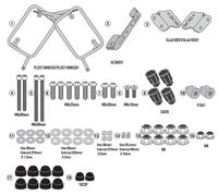 Givi Suzuki V-strom/xt Side Cases Fitting Argenté