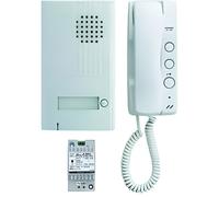 Kit portier audio 2 fils - AIPHONE - 110357 - Aluminium naturel - 1 combiné - Filaire