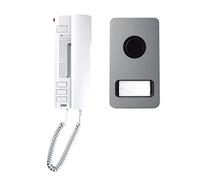 KIT AUDIO FAMILIAL 2 FILS AVEC INTERPHONE UTOPIA ET COMMANDE MANUELLE MIKRA 1122