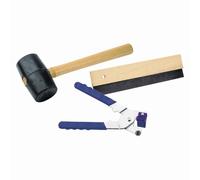 Kit pose carreaux : maillet, pince, raclette MEJIX