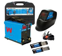 Kit Poste à souder 200A Inverter MMA IGBT + Masque de soudure + 65 Electrodes Rutile : Ø2.5x300 / Ø3.25x300mm