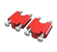 kit Potence Supports De Guidon Moto, Pinces Fixation, Adaptateurs, Rehaussement pour Raptor 700 700R ÉDITION SPÉCIALE 2016-2024 Support de Guidon(Rouge)