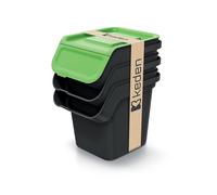 Kit poubelle poubelle système de tri des déchets recyclage plastique 3 x 20L ...