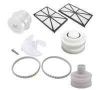 Kit poulie et courroie Hayward pour TIGERSHARK QC RC9990GR, RC9956CC - Ensemble de roulement d'entraînement de rechange avec turbine