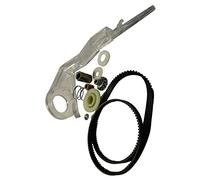 KIT POULIE MOTEUR COMPLETE + COURROIE POUR PETIT ELECTROMENAGER MOULINEX - MS-5966860