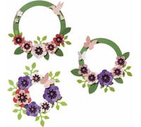 Set créatif Couronne de fleurs folia pour 3 couronnes beige TU