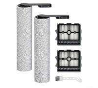 Kit pour accessoire pour tineco GO 2 Rouleaux 2 Filtres Kit pour | Microfibre pour haute densité, doux pour sols, , pour tineco GO, 5 incluses