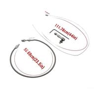 Kit pour câble Acier 2,5m Scooter Kit pour câble Acier 2,5m Scooter(24inch) | Acier inoxydable pour tressé, 2,5m de longueur, coupe pour facile, résistance pour usure, installation rapide