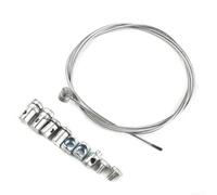 Kit pour câble pour moto 40" Diamètre 0.06" Kit pour câble pour | pour câble métal 40 pouces, diamètre 0.06", pour moto, réparation rapide, kit complet