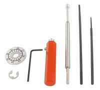 Kit pour carburateurs ECHO composé d'un manche, de trois lames spécifiques et d'une jauge de réglage