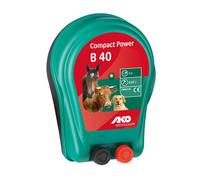 Kit pour clôture électrique électrification sur pile homologué Kerbl Compact Power B40 Vert 27,4x20,6x9,2 cm