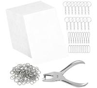 Kit Pour Créer Des Porte-Clés DIY,breloque de sac à fabriquer avec 30 feuilles thermorétractables - fabriquez votre porte-clé - Pour, Adultes, École, Maternelle, Anniversaire,