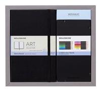 Moleskine Sketchbook & Watercolor Pencil Set, Hard Cover (5 X 8.25) by Moleskine